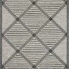 Nazar Tapis Extérieur Motif Losange Gris Et Anthracite - 120x160 -Tapis extérieur Soldes tapis exterieur motif losange gris et anthracite 120x160 1