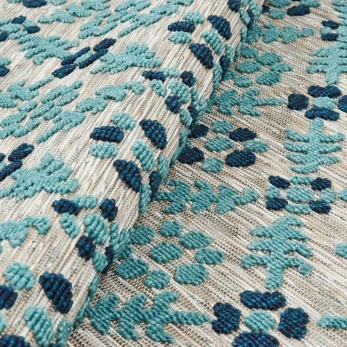 Nazar Tapis Extérieur Motif Ottoman Bleu Et Gris- 160x230 6 Nazar Tapis Extérieur Motif Ottoman Bleu Et Gris- 160x230 – Image 4