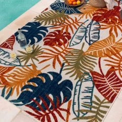 Nazar Tapis Extérieur Multicolore Au Motif Exotique 160x230 -Tapis extérieur Soldes tapis exterieur multicolore au motif exotique 160x230 2