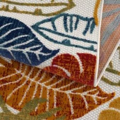 Nazar Tapis Extérieur Multicolore Au Motif Exotique 70x140 -Tapis extérieur Soldes tapis exterieur multicolore au motif exotique 70x140 3