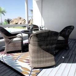 Nazar Tapis Extérieur Multicolore Au Motif Palmier 160x230 -Tapis extérieur Soldes tapis exterieur multicolore au motif palmier 160x230 4