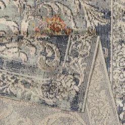 Wecon Home Tapis Extérieur Tapis Exterieur Plat Baroque Vintage Bleu 170x120 -Tapis extérieur Soldes tapis exterieur plat baroque vintage bleu 170x120 5