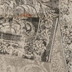 Wecon Home Tapis Extérieur Tapis Exterieur Plat Baroque Vintage Gris 170x120 -Tapis extérieur Soldes tapis exterieur plat baroque vintage gris 170x120 6