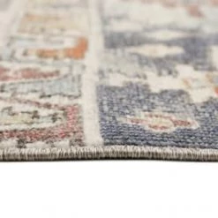 Wecon Home Tapis Extérieur Tapis Exterieur Plat Motif Kilim Vintage Bleu 150x80 -Tapis extérieur Soldes tapis exterieur plat motif kilim vintage bleu 150x80 4