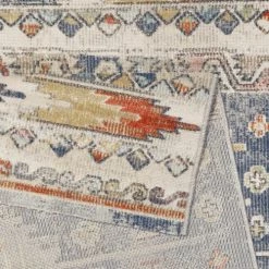 Wecon Home Tapis Extérieur Tapis Exterieur Plat Motif Kilim Vintage Bleu 200x133 -Tapis extérieur Soldes tapis exterieur plat motif kilim vintage bleu 200x133 6