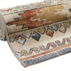 Wecon Home Tapis Extérieur Tapis Exterieur Plat Motif Kilim Vintage Bleu 290x200 -Tapis extérieur Soldes tapis exterieur plat motif kilim vintage bleu 290x200 5