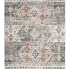 Wecon Home Tapis Extérieur Tapis Exterieur Plat Motif Kilim Vintage Gris 290x200 -Tapis extérieur Soldes tapis exterieur plat motif kilim vintage gris 290x200 1