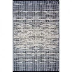 Fabhab Tapis Extérieur Réversible En Plastique Recyclé 120x180 Cm Bleu