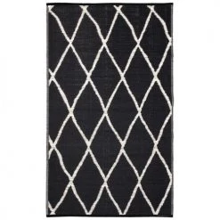 Fabhab Tapis Extérieur Réversible En Plastique Recyclé 180x270 Cm Gris -Tapis extérieur Soldes tapis exterieur reversible en plastique recycle 180x270 cm gris 2