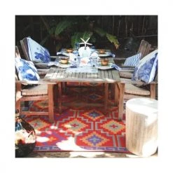 Fabhab Tapis Extérieur Réversible En Plastique Recyclé 180x270 Cm Violet -Tapis extérieur Soldes tapis exterieur reversible en plastique recycle 180x270 cm violet 4