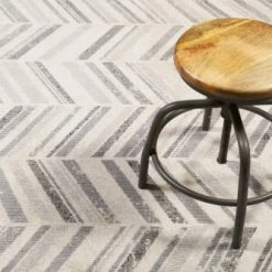 Esprit Tapis Extérieur Tapis Exterieur Tissé Plat Motif Chevrons Vintage Gris 160x230 -Tapis extérieur Soldes tapis exterieur tisse plat motif chevrons vintage gris 160x230 4