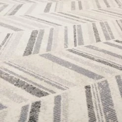 Esprit Tapis Extérieur Tapis Exterieur Tissé Plat Motif Chevrons Vintage Gris 200x290 -Tapis extérieur Soldes tapis exterieur tisse plat motif chevrons vintage gris 200x290 3