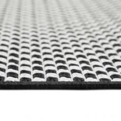 Esprit Tapis Extérieur Tapis Exterieur Tissé Plat Motif Damier Blanc Et Noir 80x300 -Tapis extérieur Soldes tapis exterieur tisse plat motif damier blanc et noir 80x300 5