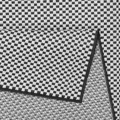 Esprit Tapis Extérieur Tapis Exterieur Tissé Plat Motif Damier Blanc Et Noir 80x300 -Tapis extérieur Soldes tapis exterieur tisse plat motif damier blanc et noir 80x300 6
