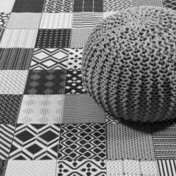 Esprit Tapis Extérieur Tapis Exterieur Tissé Plat Motif Vintage 120x170 -Tapis extérieur Soldes tapis exterieur tisse plat motif vintage 120x170 2