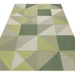 Wecon Home Tapis Extérieur Tapis Exterieur Tons De Vert Résistant 160x225 -Tapis extérieur Soldes tapis exterieur tons de vert resistant 160x225 4
