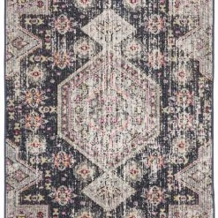 Safavieh Tapis Extérieur Tapis Interieur / Exterieur En Noir & Multicolore, 91 X 152 Cm