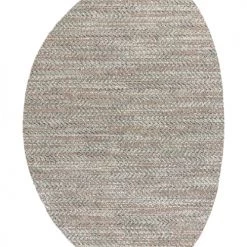 AFK Living Tapis Extérieur Tapis Intérieur Extérieur Forme Galet Rivage Sienna & Blue 155x230