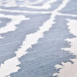 Tom Tailor Tapis Extérieur Tapis Moderne Outdoor D'extérieur Tissé Plat Bleu 70x120 -Tapis extérieur Soldes tapis moderne outdoor d exterieur tisse plat bleu 70x120 3