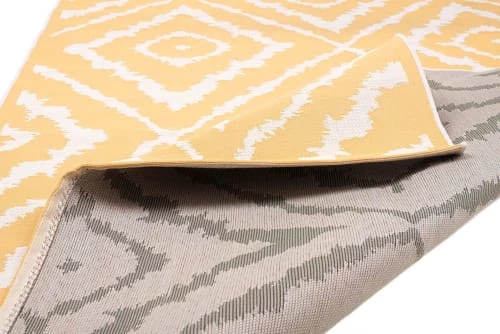 Tom Tailor Tapis Extérieur Tapis Moderne Outdoor D'extérieur Tissé Plat Jaune 70x120 7 Tom Tailor Tapis Extérieur Tapis Moderne Outdoor D'extérieur Tissé Plat Jaune 70x120 – Image 5