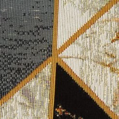 Gino Falcone Tapis Extérieur Tapis Outdoor Et Indoor - Tissé Machine - Noir / Blanc 120x180 Cm -Tapis extérieur Soldes tapis outdoor et indoor tisse machine noir blanc 120x180 cm 1