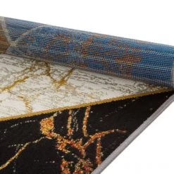 Gino Falcone Tapis Extérieur Tapis Outdoor Et Indoor - Tissé Machine - Noir / Blanc 120x180 Cm -Tapis extérieur Soldes tapis outdoor et indoor tisse machine noir blanc 120x180 cm 3