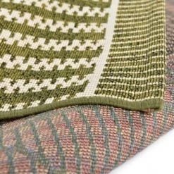 Tom Tailor Tapis Extérieur Tapis Outdoor/ Indoor - Motif Géométrique - Tissé Vert 80x165 Cm -Tapis extérieur Soldes tapis outdoor indoor motif geometrique tisse vert 80x165 cm 4