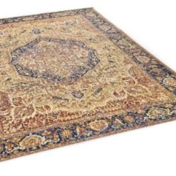 Tom Tailor Tapis Extérieur Tapis Outdoor/ Indoor - Motif Oriental - Tissé Or 120x180 Cm -Tapis extérieur Soldes tapis outdoor indoor motif oriental tisse or 120x180 cm 1