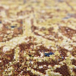 Tom Tailor Tapis Extérieur Tapis Outdoor/ Indoor - Motif Oriental - Tissé Or 160x235 Cm -Tapis extérieur Soldes tapis outdoor indoor motif oriental tisse or 160x235 cm 2