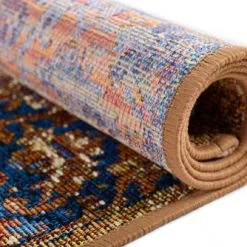 Tom Tailor Tapis Extérieur Tapis Outdoor/ Indoor - Motif Oriental - Tissé Or 80x165 Cm -Tapis extérieur Soldes tapis outdoor indoor motif oriental tisse or 80x165 cm 5