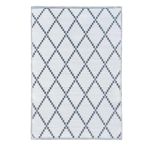 Home Maison Tapis Extérieur Tapis Outdoor Tressé Recto/verso Polypropylène Gris X 120 6 Home Maison Tapis Extérieur Tapis Outdoor Tressé Recto/verso Polypropylène Gris X 120 – Image 4