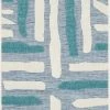 Nazar Tapis Extérieur Tapis Petite Taille Extérieur Rayé Bleu Et Turquoise - 70x140 -Tapis extérieur Soldes tapis petite taille exterieur raye bleu et turquoise 70x140 1