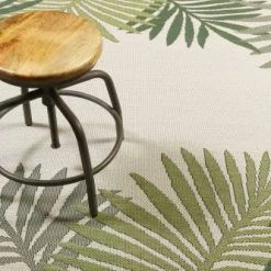 Wecon Home Tapis Extérieur Tapis Plat Exterieur Végétal Jungle 160x225 -Tapis extérieur Soldes tapis plat exterieur vegetal jungle 160x225 2