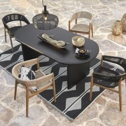 Maisons Du Monde Tapis Extérieur Tapis Réversible En Polypropylène Motifs Triangles écrus Et Noirs 180x270 9 Maisons Du Monde Tapis Extérieur Tapis Réversible En Polypropylène Motifs Triangles écrus Et Noirs 180x270 -Tapis extérieur Soldes tapis reversible en polypropylene motifs triangles ecrus et noirs 180x270 1000 2 7 212961 4