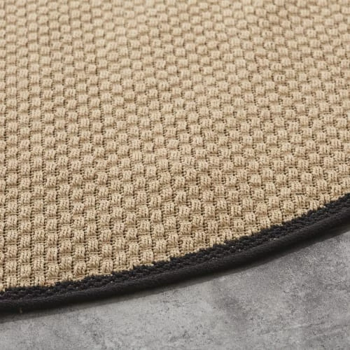 Maisons Du Monde Tapis Extérieur Tapis Rond En Polypropylène Tissé Beige Et Noir D160 4 Maisons Du Monde Tapis Extérieur Tapis Rond En Polypropylène Tissé Beige Et Noir D160 – Image 2