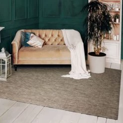 The Deco Factory Tapis Extérieur Tapis Scintillant Pour Intérieur-extérieur Marron 180x280 -Tapis extérieur Soldes tapis scintillant pour interieur exterieur marron 180x280 5