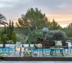 Maisons Du Monde Tapis Extérieur Tapis Vert Et écru Imprimé Tropical 140x200, OEKO-TEX® -Tapis extérieur Soldes tapis vert et ecru imprime tropical 140x200 oeko tex 1000 15 27 188545 3