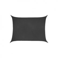Ideprice Voiles D'ombrage Toile D'ombrage Rectangulaire 4 X 3 Mètres Gris