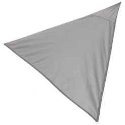 Sunnydays Voiles D'ombrage Toile Ombrage Triangulaire Taupe - 300x300x300cm -Tapis extérieur Soldes toile ombrage triangulaire gris 300x300x300cm 1