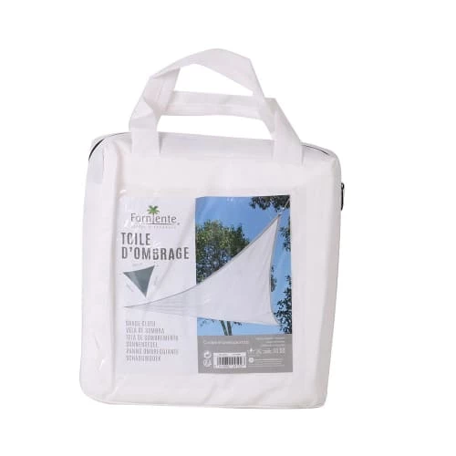 Fornord Voiles D'ombrage Voile D'ombrage Blanc 3,6x3,6x3,6m 4 Fornord Voiles D'ombrage Voile D'ombrage Blanc 3,6x3,6x3,6m – Image 2