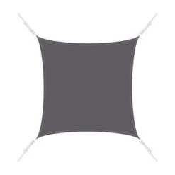 Easy Sail Voiles D'ombrage Voile D'ombrage Carrée 3x3m Ardoise -Tapis extérieur Soldes voile d ombrage carree 3x3m ardoise 3