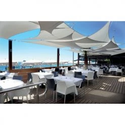 Easy Sail Voiles D'ombrage Voile D'ombrage Carrée 3x3m Blanc -Tapis extérieur Soldes voile d ombrage carree 3x3m blanc 2