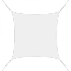 Easy Sail Voiles D'ombrage Voile D'ombrage Carrée 3x3m Blanc