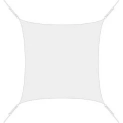 Easy Sail Voiles D'ombrage Voile D'ombrage Carrée 3x3m Blanc -Tapis extérieur Soldes voile d ombrage carree 3x3m blanc 3